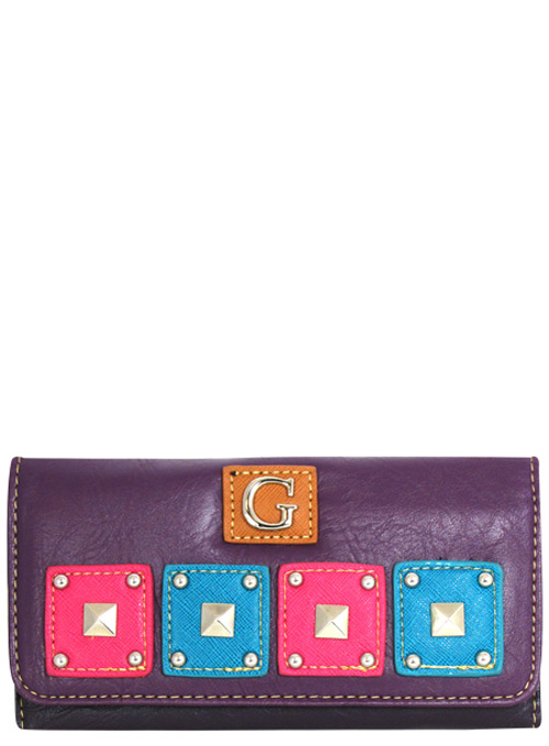 Purple Signature Style Wallet